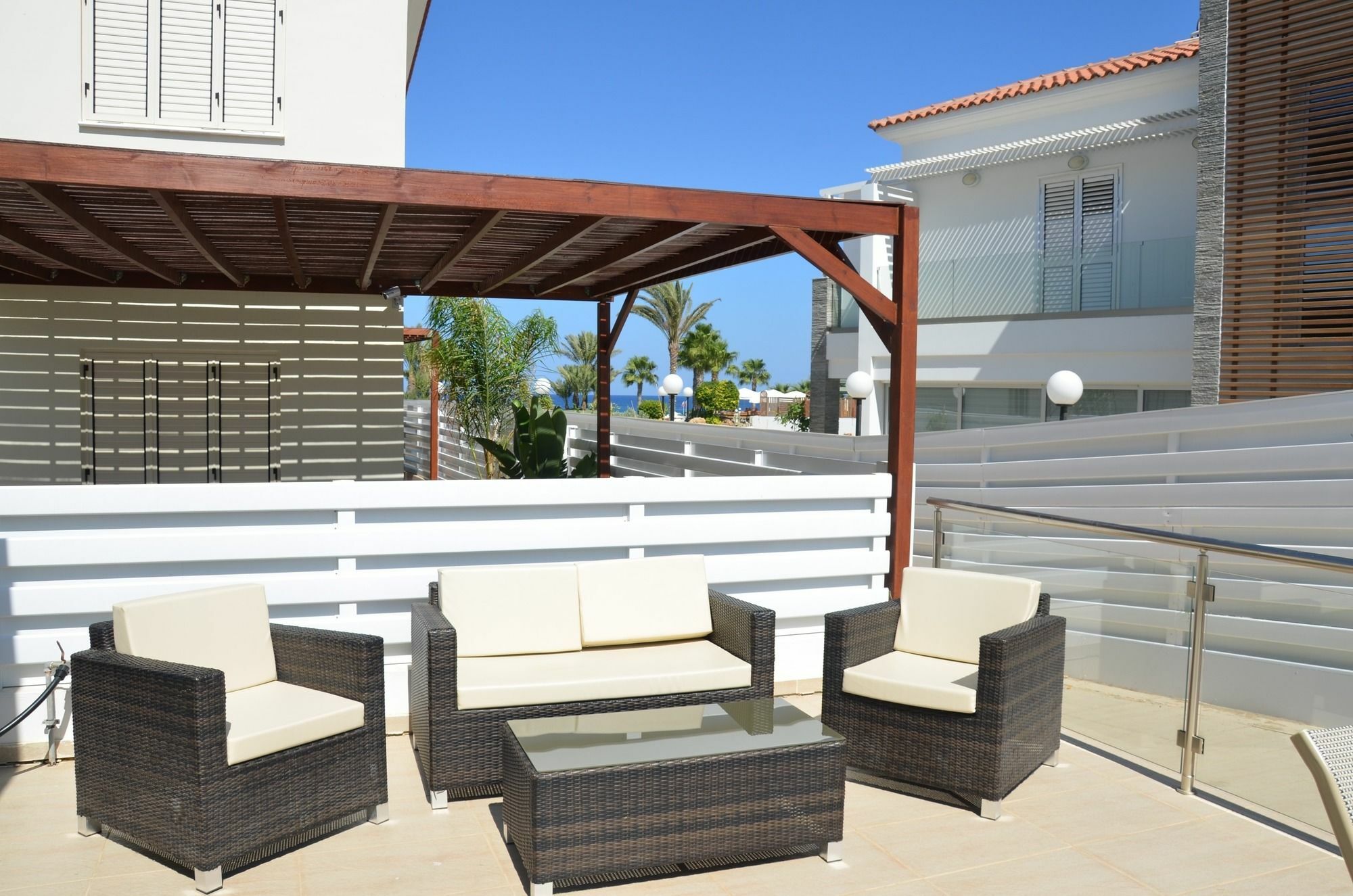 Athena Beach Villas Protarász Kültér fotó